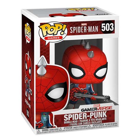 Marvel Funko POP! Vinyl #503 Spider-Punk - GeekVault