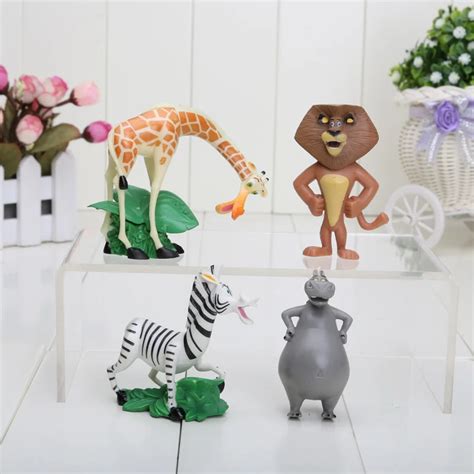 Movie Madagascar collection figures toys madagascar toys for kids gift-in Action & Toy Figures ...