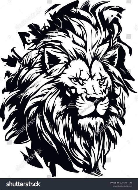 Lion King Vector Tattoo Africa Stock Vector (Royalty Free) 2291797143 | Shutterstock