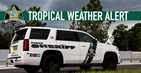 Tropical Weather Alert: Tropical Depression Nineteen - Pasco Sheriff's ...