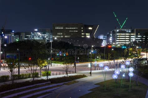 Seoul Night View and Shining Lights Stock Photo - Image of blue, buildings: 251201298