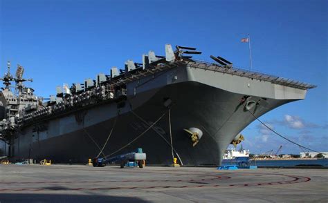 USS America, 15th Marine Expeditionary Unit Visit Guam on Deployment ...