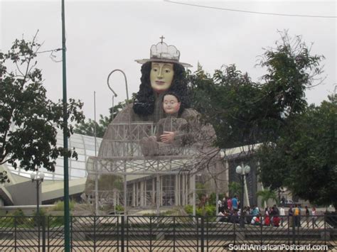 Divina Pastora, huge monument beside the Barquisimeto cathedral. Photo ...