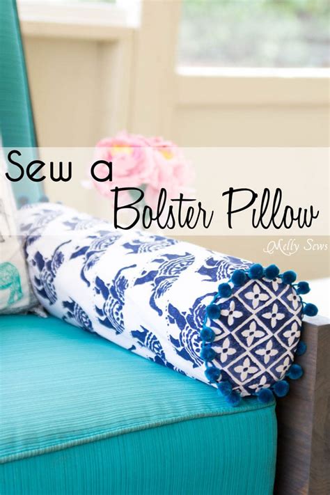 How to Sew a Bolster Pillow - Melly Sews