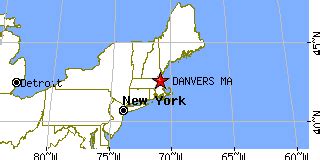 Danvers, Massachusetts (MA) ~ population data, races, housing & economy