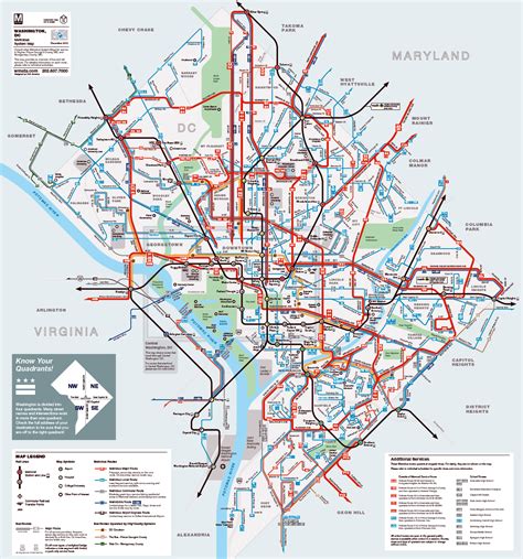 Metrobus Washington Dc Map - Freddy Bernardine