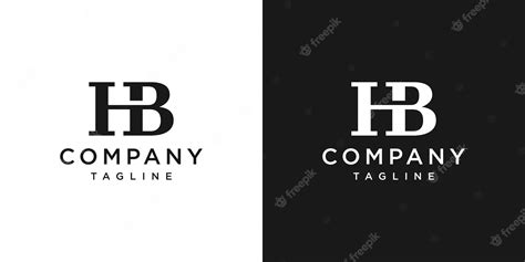 Premium Vector | Creative initial hb monogram logo design icon template ...