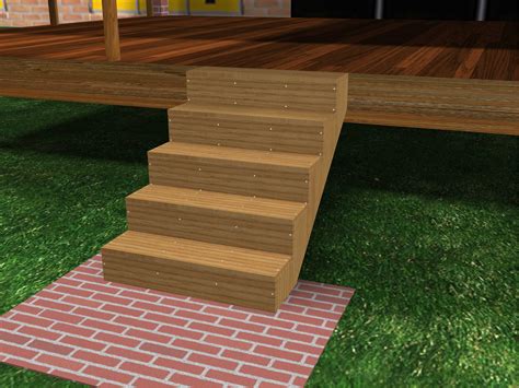 Deck Stair Premade Runners : 1000+ images about Deck steps on Pinterest | Deck stairs ...