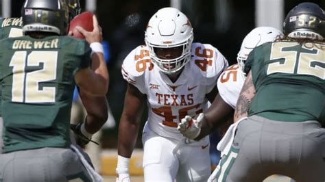 Linebacker coach Jim Haslett at Texas pro day