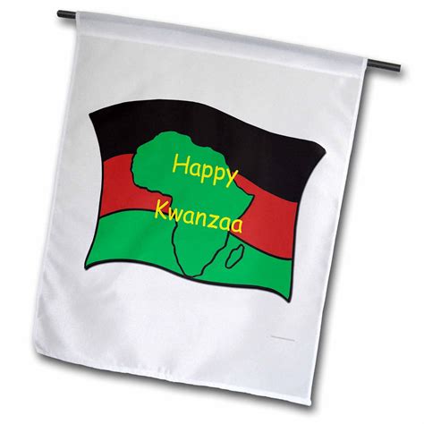 3dRose Happy Kwanzaa On African Flag - Garden Flag, 12 by 18-inch - Walmart.com - Walmart.com