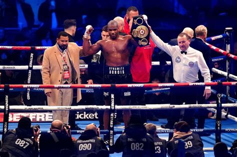 Daniel Dubois wins through brutal KO blows after being floored three ...