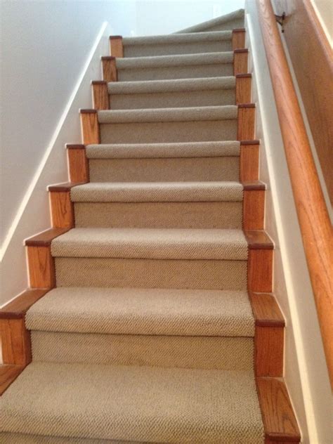 Berber waterfalls on steps. Nice look. | Carpet stairs, Removing carpet from stairs, Staircase ...