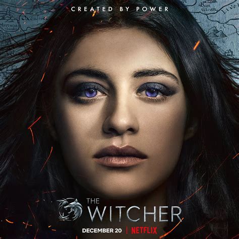 The Witcher - Season 1 Character Poster - Anya Chalotra as Yennefer - The Witcher (Netflix ...