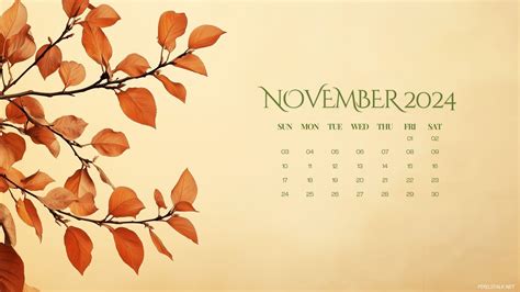 November 2024 Calendar Desktop Wallpapers Free Download