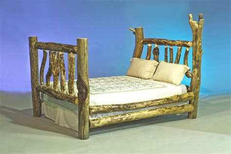 File:Log Furniture Queen Bed.jpg - Tsétsêhéstâhese Wikipedia