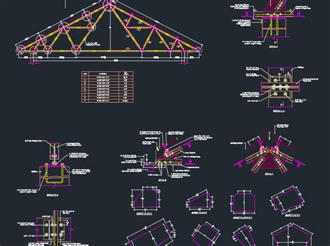 Roof Truss Detail Drawing