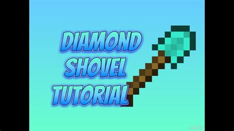 MINECRAFT Diamond shovel tutorial (Xbox one gameplay) - YouTube