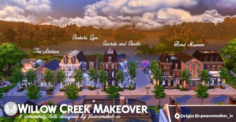 Willow Creek Makeover at Simsational Designs » Sims 4 Updates