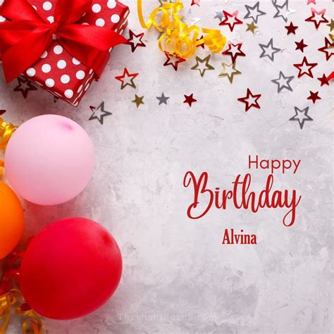 100+ HD Happy Birthday Alvina Cake Images And Shayari