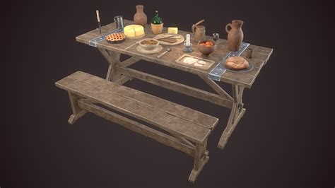 Medieval Tavern Dinner in Props - UE Marketplace