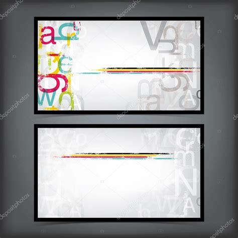 Colorful business card — Stock Vector © mpaniti #22508147