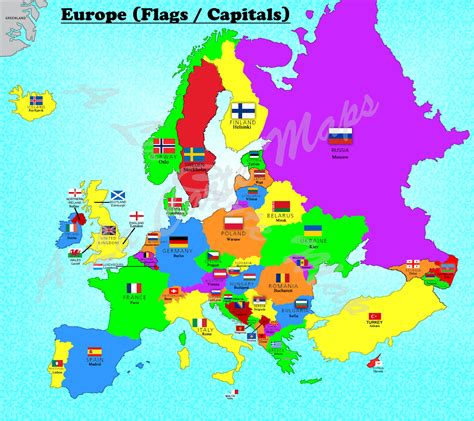 Political Map Of Europe With Capitals Discounted Buy | www.audelancelin.com