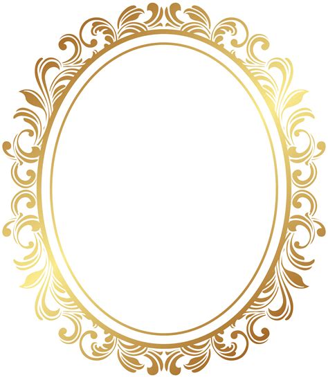 Gold Oval Frame Png Gold Oval Clip Art X Png Download Pngkit | Sexiz Pix