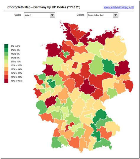 Create Excel Choropleth Maps from Shape Files - Clearly and Simply