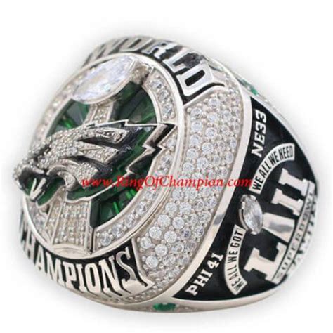 Replica 2017 Philadelphia Eagles Championship Ring |2017 Philadelphia ...