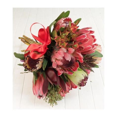 Mixed Protea Bouquet | Proteas in Cellophane | inMotion Flowers