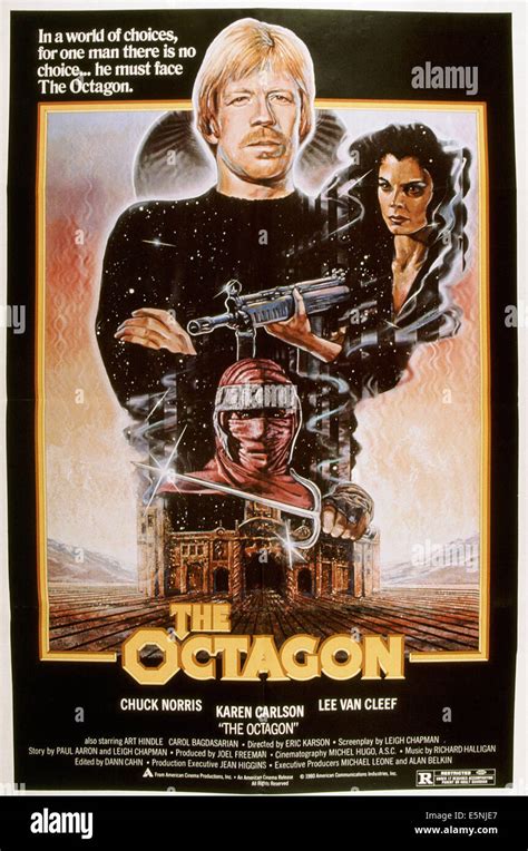 THE OCTAGON, US poster, from left: Chuck Norris, Karen Carlson, 1980 Stock Photo: 72390255 - Alamy