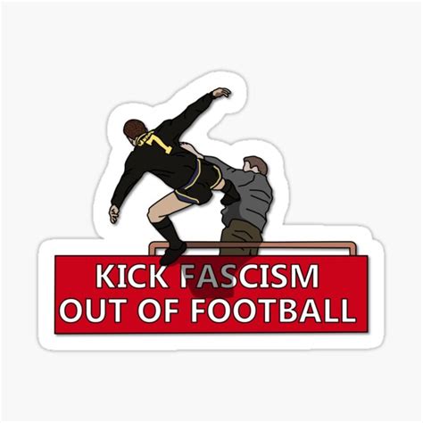 "Eric Cantona Kung-fu Kick" Sticker for Sale by mtatatat | Redbubble