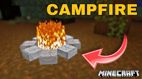 HOW TO MAKE A REALISTIC CAMPFIRE IN MINECRAFT (Bedrock edition) - YouTube