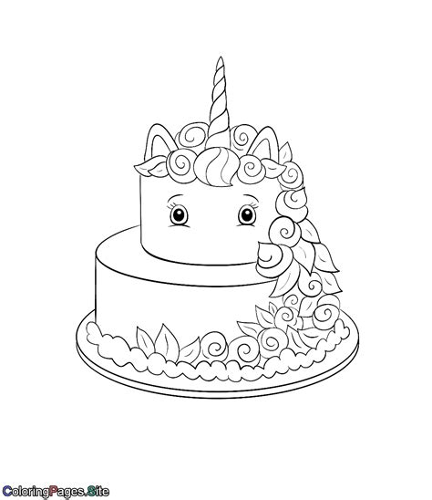 Unicorn Cake Printable