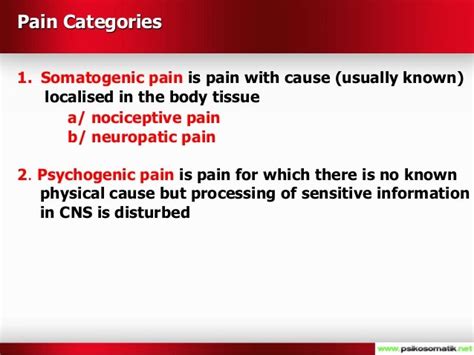 Psychogenic Pain : Psychosomatic Point of View