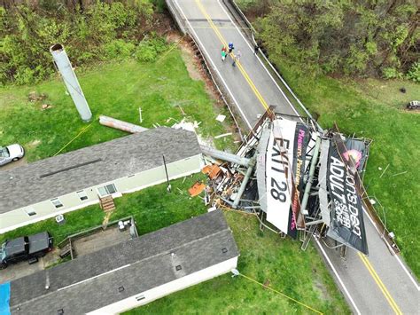 Severe storms and tornado damage reported in West Virginia