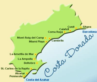 Sehenswertes an der Costa Dorada, Sehenswürdigkeiten und Ausflugsziele, Ferienwohnung, Spanien