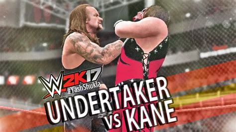 WWE 2K17 Undertaker vs Kane HELL IN A CELL Match | PS4 Gameplay - YouTube