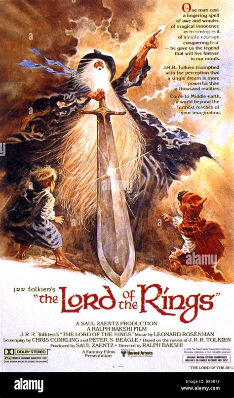 The Lord of the Rings Année : 1978 - USA Director : Ralph Bakshi Animation Stock Photo - Alamy