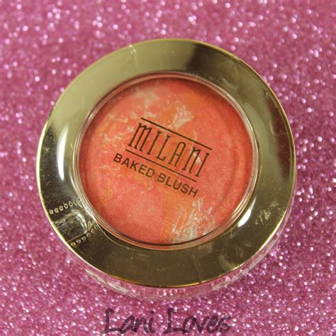 Milani Baked Blush - Corallina Swatches & Review - Lani Loves