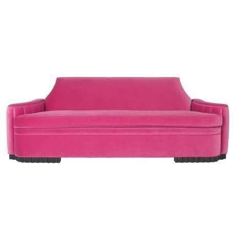 Art deco "Hollywood" sofa for dressing room or guest bedroom sitting area | Pink sofa, Furniture ...