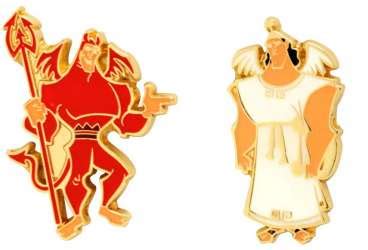 24279 - Kronk Devil And Angel - Boxlunch - Disney - Loungefly Disney Pin