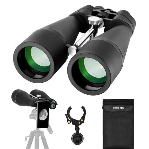 ESSLNB 15-30X80 Zoom Astronomy Binoculars with Built-in Tripod Mount Giant Binoculars with Phone ...