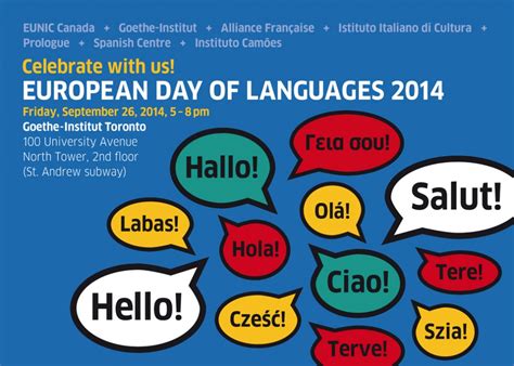 European Day of Languages 2014 | OMLTA / AOPLV