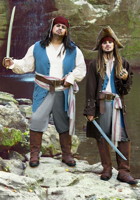 Plus Size Men's Captain Jack Sparrow Costume - 13% off!