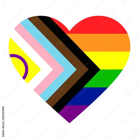 Omnisexual Pride Flag Heart With Gothic Bat Wings Lgbtq Goth Poster | My XXX Hot Girl