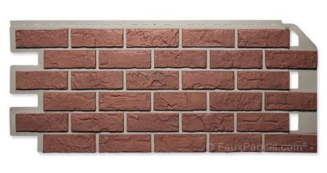 Nailon faux brick siding panels recreate the look of real brick with an easy to install design ...