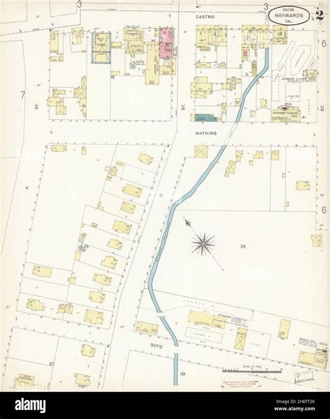 Sanborn Fire Insurance Map from Hayward, Alameda County, California ...