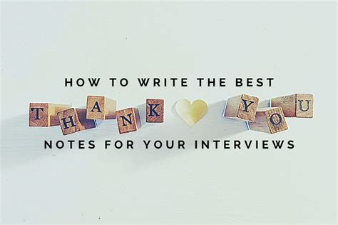 How to Write the Best Thank You Notes for Your Interviews - paNASH Passion & Career Coaching