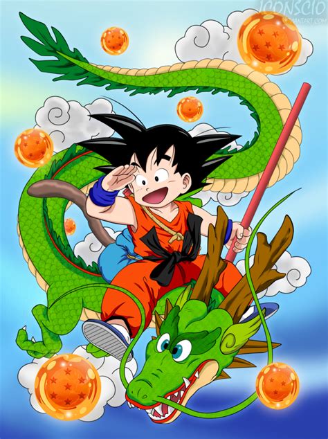 Goku And Shenron by JConscio on DeviantArt